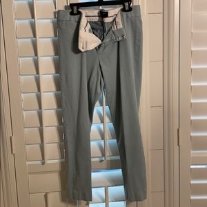 Mint green crop pants